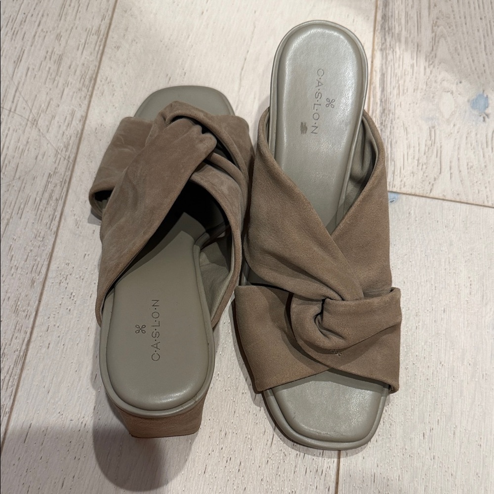 Caslon Women's Brown Knotted Mules